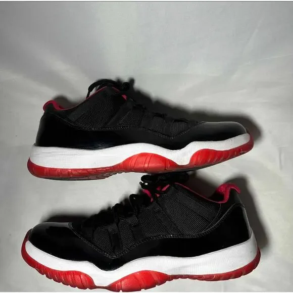 Size 11 - Nike Air Jordan 11 Retro Low Bred 2015 Men's Shoes - Picture 2 of 10